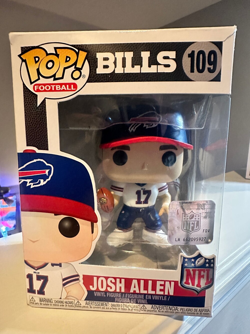 Funko Pop! Football Josh Allen #109 Vaulted - Buffalo Bills